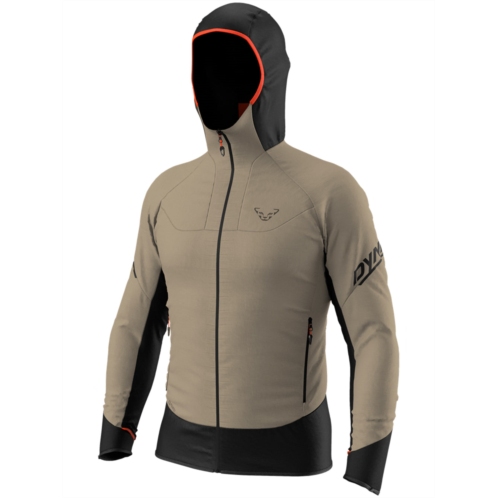 DYNAFIT mezzalama ptc alpha beige/black hooded jacket