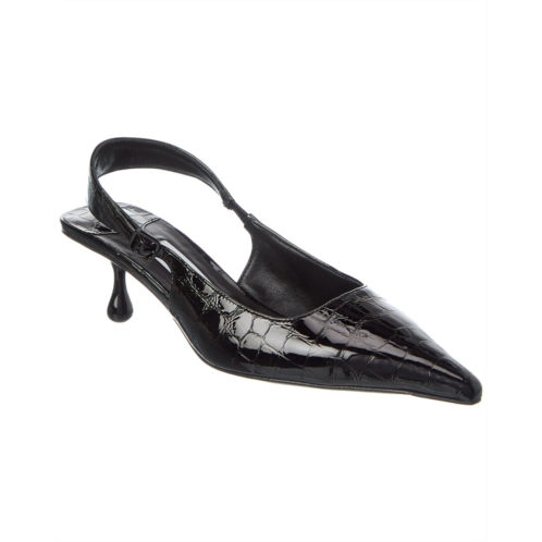 Jimmy Choo amel 50 croc-embossed leather slingback pump