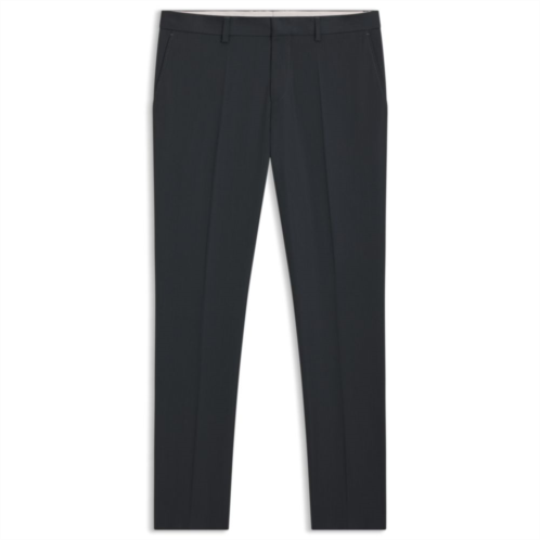 BOSS melange slim-fit trousers in a wool blend