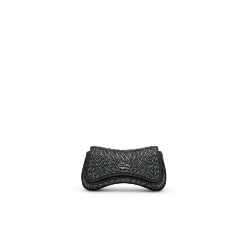 Diesel play-small crossbody bag with crystal
