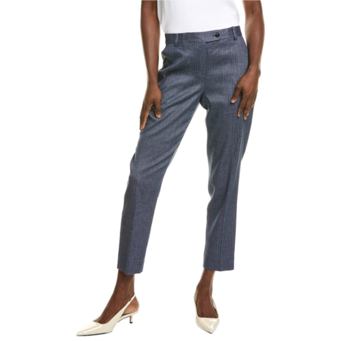 Brooks Brothers denim linen-blend pant