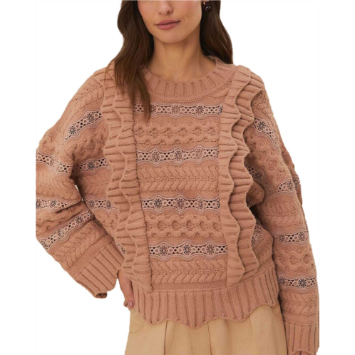 FARM Rio wool-blend sweater