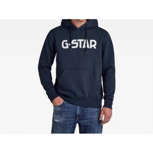 G-STAR RAW hooded sweatshirt in blue navy