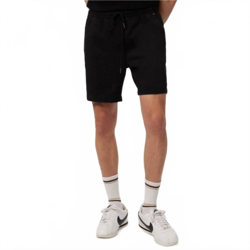 Psycho Bunny mens willis stretch tencel short in black