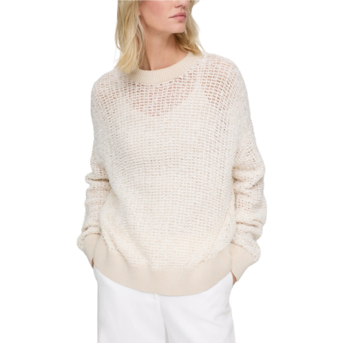 Lafayette 148 New York textured open stitch pullover