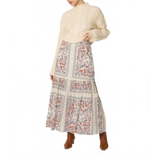 Cleobella marjorie ankle skirt in multi