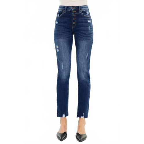 KanCan kalisse high rise cigarette jeans in medium wash