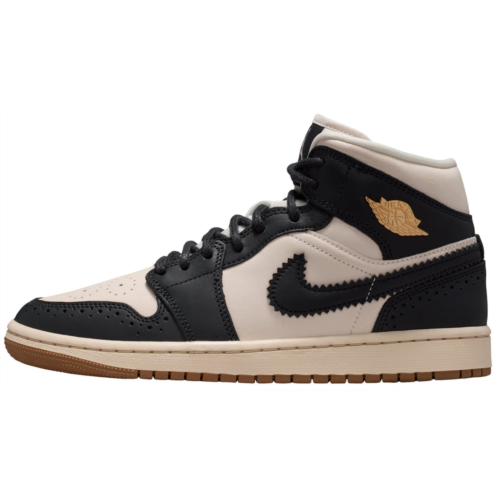 Jordan womens 1 mid se off noir chalk