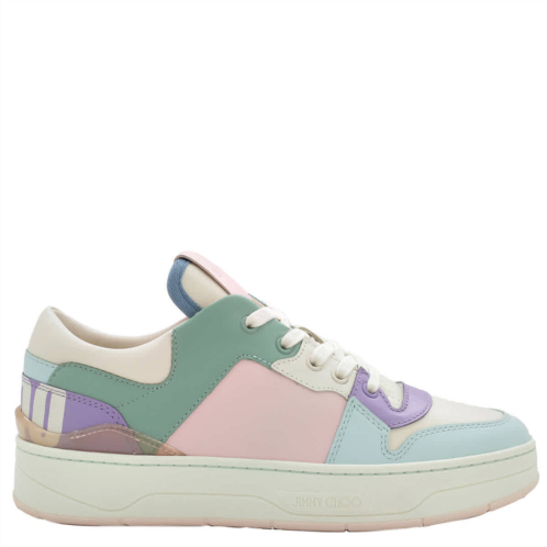 Jimmy Choo florent/f mix leather sneakers