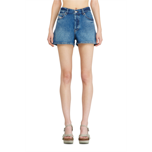 Diesel shorts in worn-in denim