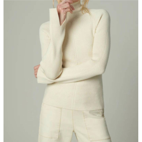 Joe the palmer turtleneck top in cream