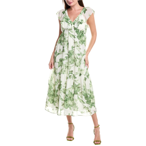 Taylor chiffon midi dress