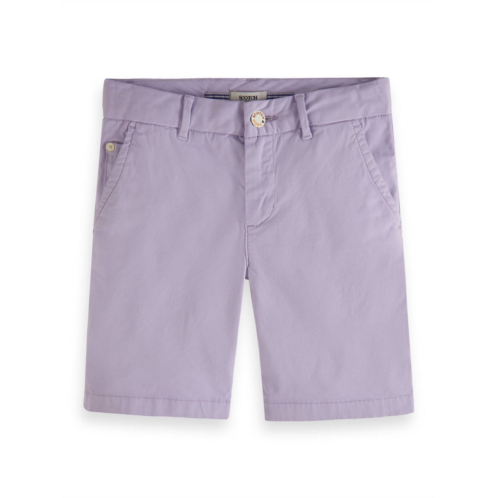 SCOTCH & SODA boys chino shorts in pastel purple