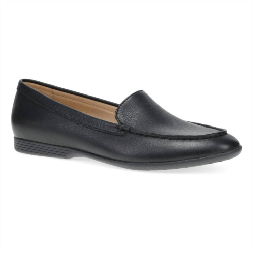 Dansko womens lorri tumbled loafer in black