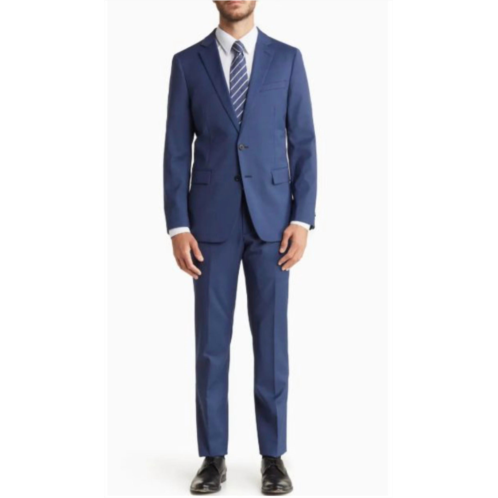 Original Penguin osman slim fit suit jacket in blue