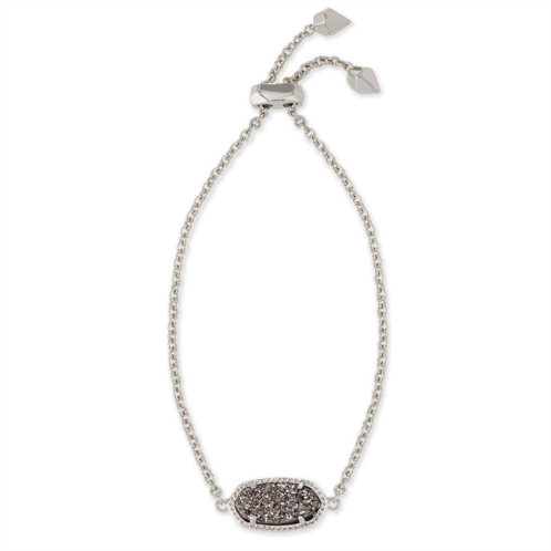 Kendra Scott elaina silver bracelet - platinum drusy -
