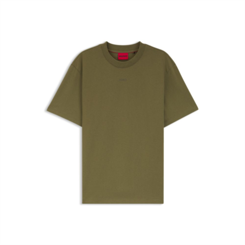 HUGO relaxed-fit cotton-jersey t-shirt with logo print