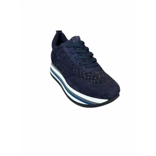 Softwaves womens cassia platform shoes in ink black