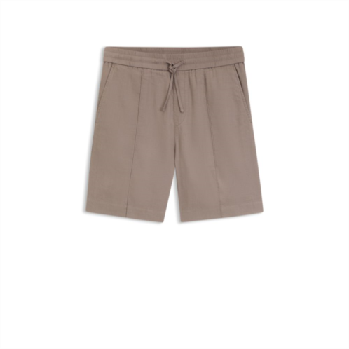 HUGO straight-fit shorts in a linen blend