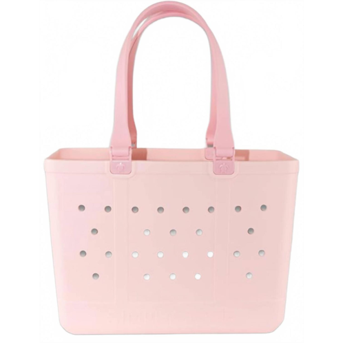 Simply Southern womens tote bag in coral