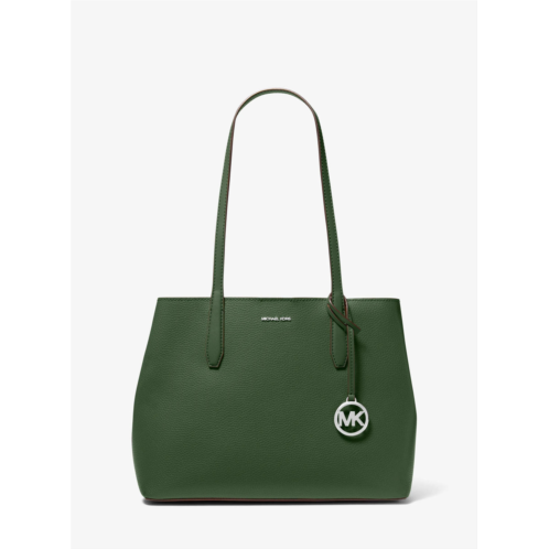 Michael Kors Outlet avalon medium pebbled leather tote bag