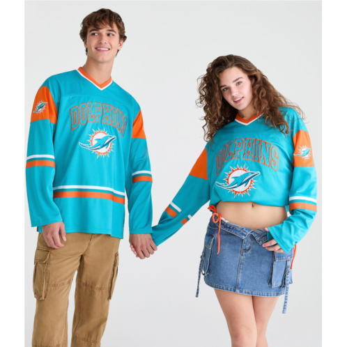 Aeropostale long sleeve miami dolphins v-neck top