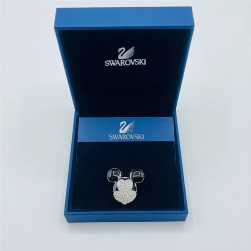 Swarovski crystal encrusted mickey mouse pin