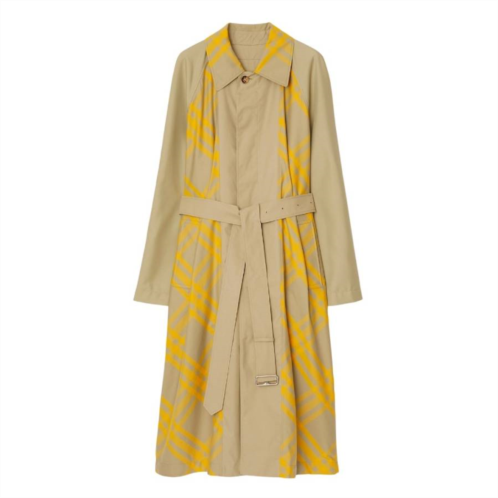 Burberry bradford check-print gabardine coat