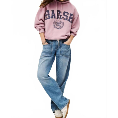 Ba&sh mima elastic waist jeans in blue