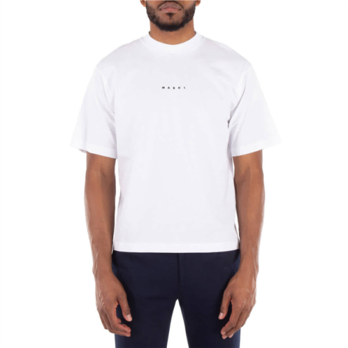 Marni organic cotton jersey logo t-shirt