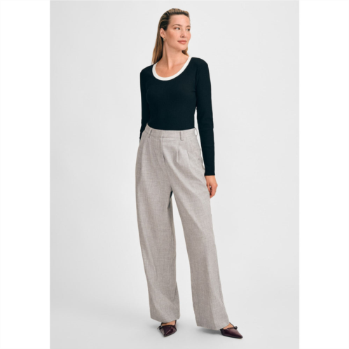isaac mizrahi womens scoop neck rib top