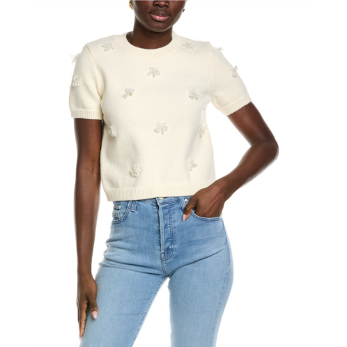 Endless Rose pearl trim sweater