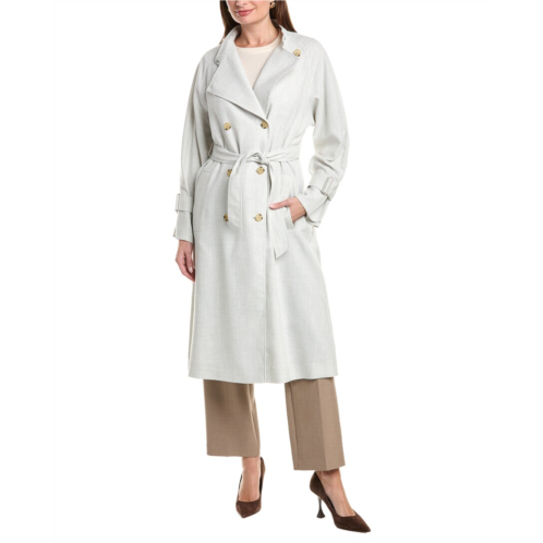 hugo boss catula wool-blend coat