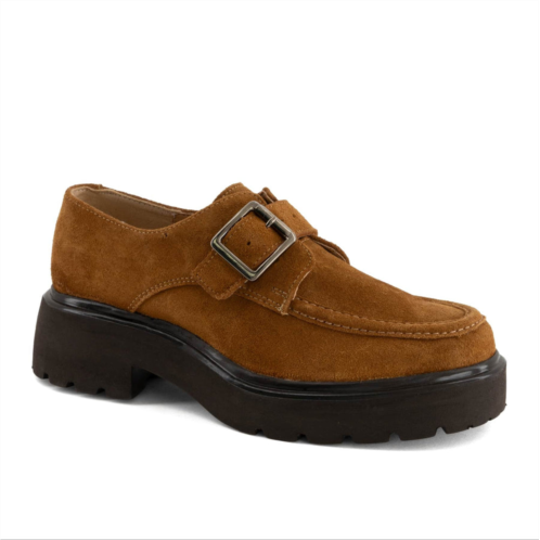 Andrea womens leather loafers