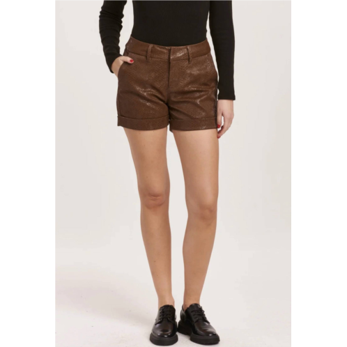 DEAR JOHN DENIM snake hampton shorts in brown