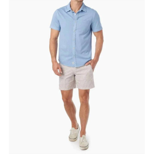 FAIR HARBOR saltaire button down shirt in light blue