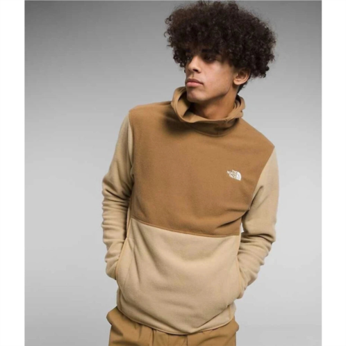 The North Face alpine polartec 100 hoodie mens brown long sleeve kfc623