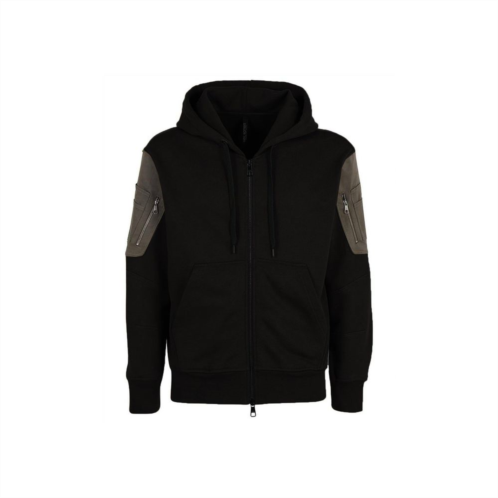Neil Barrett cotton logo hooded mens sweatshirt