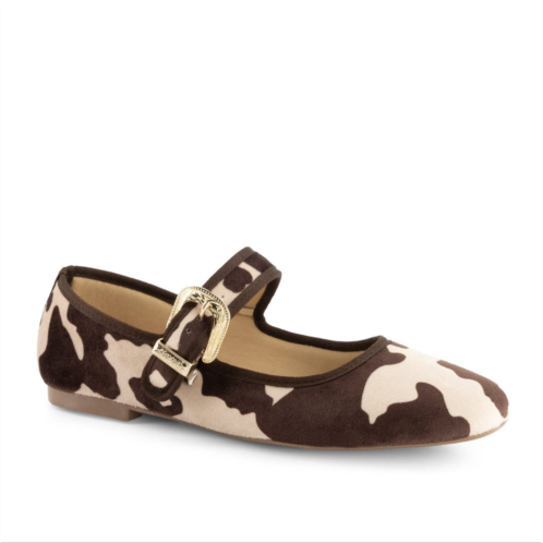 Andrea womens animal print mary janes
