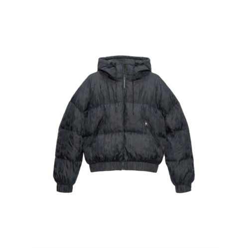 MSGM black quilted padded down jacket