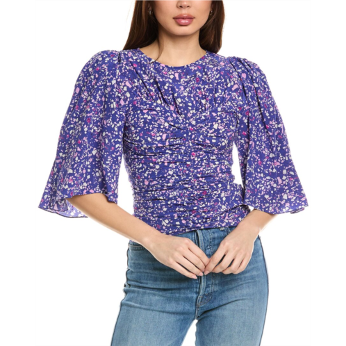 isabel marant etoile lidiane silk-blend blouse