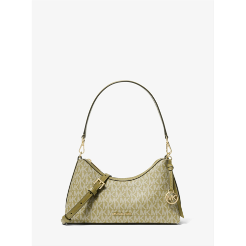 Michael Kors Outlet sammy small signature logo convertible crossbody bag