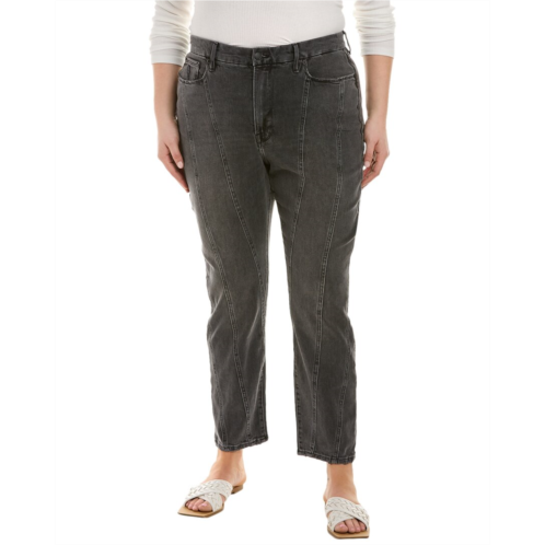 good american plus classic black jean