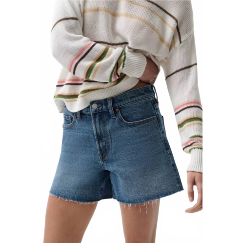 PISTOLA kennedy mid rise shorts in cityscape