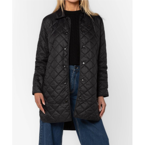 Velvet Heart theodore puff coat in black