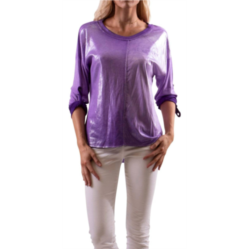 GIGI MODA alicia blouse sweater in purple