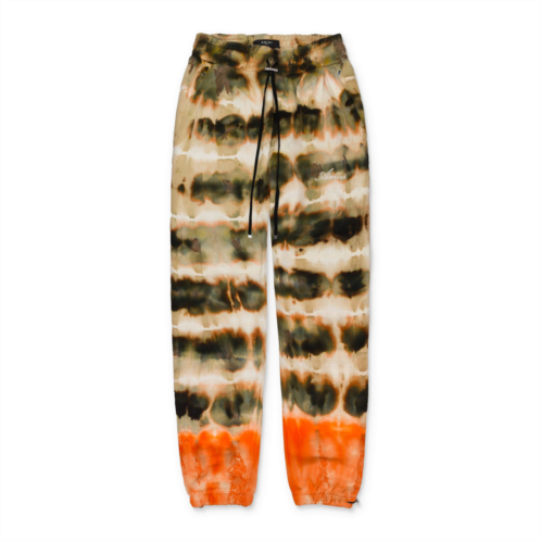 Amiri orange tie dye sweatpants