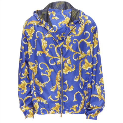 VERSACE barocco istante print nylon windbreaker jacket