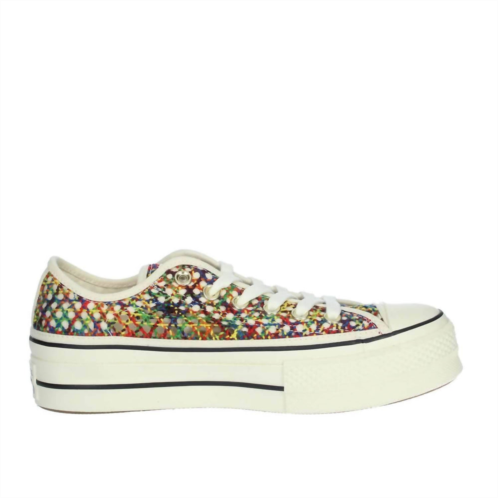 Converse womens chuck taylor all star platform sneakers in multi