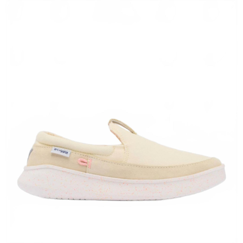 Columbia womens boatside pfg shoe in pale yellow